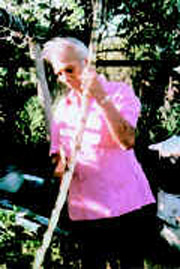Cheddi Jagan Cutting cane
